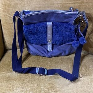 UGG suade/shearling cross body